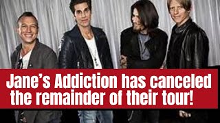 Update To Jane’s Addiction Scuffle Ture Cancelled [upl. by Leiad613]