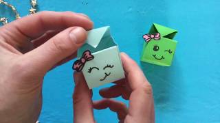 ★ ORIGAMI EASY SCHATTIG DOOSJE VOUWEN MET PAPIER ★ VOUWEN MET 1 VOUWBLAADJE ★ CUTE KNUTSEL FILMPJE [upl. by Alletniuq809]