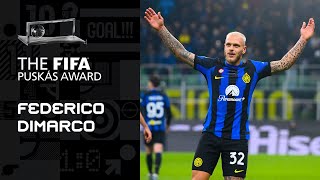 Federico Dimarco  Inter Milan v Frosinone  FIFA Puskas Award 2024 Nominee [upl. by Sullecram]