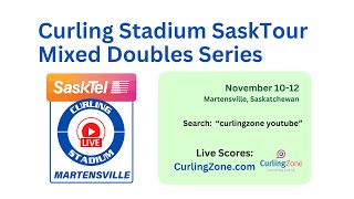 YachiwOmelianRaymond vs BirrBirr  Draw 3  Curling Stadium SaskTour Mixed Doubles Series [upl. by Allehs]