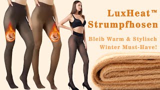 Winter MustHave Bleib Warm amp Stylisch mit LuxHeat™ Strumpfhosen ❄️ [upl. by Nedyaj]