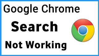 Google Chrome Search Not Working  Google Chrome Not Searching Anything [upl. by Nali192]