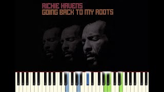 Going Back To My Roots  Richie Havens Piano Cover [upl. by Aznarepse]