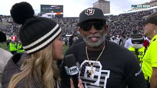 Coach Deion Sanders PostGame Interview After Beating Utah [upl. by Matty]