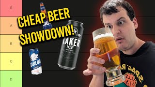 Ranking CHEAP Canadian Beers [upl. by Eneroc]