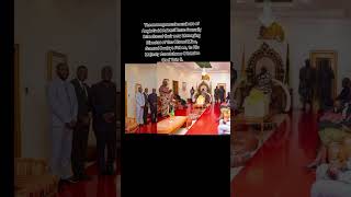 AngloGold Ashanti formally introduces new MD of Obuasi Samuel Boakye Pobee to Otumfuo Asantehene [upl. by Arv579]