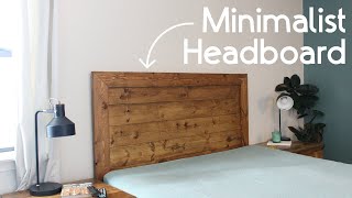 The Simplest Headboard EVER  DIY  How To [upl. by Llerehc]