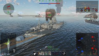 War Thunder HMS Renown This Battlecruiser doesnt feel very strong at 70 BR Naval Arcade [upl. by Jacoba]