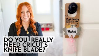 Do I REALLY need Cricuts Knife Blade  A Chipboard Project [upl. by Karolina]