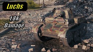 World of Tanks  Luchs  Ruinberg  18K DMG  35 [upl. by Nnep617]