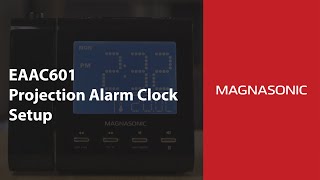 SHARP Projection Alarm Clock with Sleep Sounds Review by Skywind007 [upl. by Roselba]