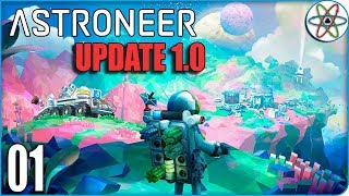 ASTRONEER 10 Ep 01  O Grande Lançamento Está Tudo NOVO  Gameplay PT BR [upl. by Sitoeht839]