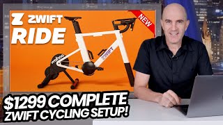 Zwift RIDE Indoor Smart Frame Review  1299 Complete Zwift Cycling Setup [upl. by Ohara]