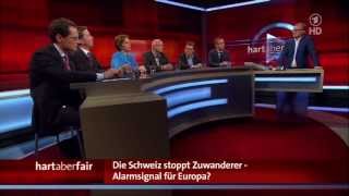 Die Schweiz stoppt Zuwanderer  Alarmsignal für Europa hart aber fair aus Köln mit Frank Plasberg [upl. by Orlanta749]