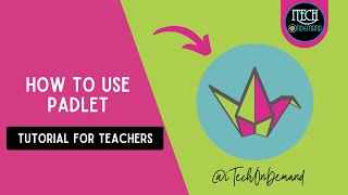 How To Use Padlet  Tutorial for Teachers [upl. by Ammej]