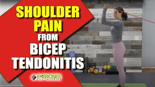 Shoulder Pain from Bicep Tendonitis [upl. by Jara]