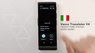 Video guida Vasco Translator V4 Come utilizzare la funzione di traduttore vocale [upl. by Leunas]