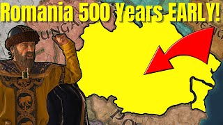 Forming Romania 500 YEARS EARLY in CK3 Almost BROKE ME [upl. by Eckart]