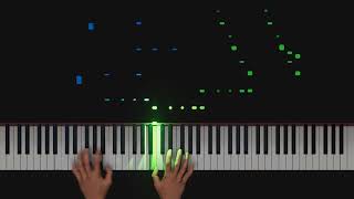 Patient Is The Night AI Piano Tutorial  As played by Tom Brier  HARD STRIDE ARPEGGIOS HQ Audio [upl. by Carilla773]