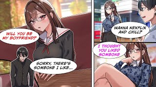 Manga Dub After turning her down I went to hit on girls to learn about them but RomCom [upl. by Ottilie]