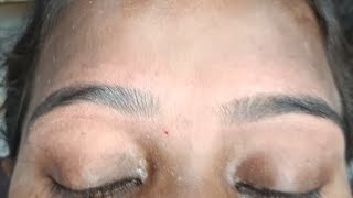 🌹Full growth eyebrow shape 😊😍eyebrowthreading eyebrows yt beauty viral [upl. by Lothair]