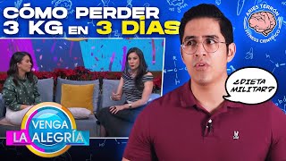 NUTRIÓLOGO reacciona a VENGA LA ALEGRÍA ¿Se PUEDE PERDER 3 KILOS en 3 DÍAS 🤔 [upl. by Garber892]