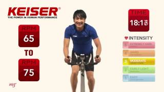 Keiser Cycle Pure Ride [upl. by Accber957]