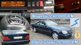 Worauf achten  W140 V12 Coupe  Mercedes C140 CL600  Kaufberatung Review amp Gebrauchtwagen Check [upl. by Anyt280]