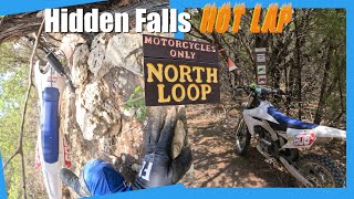 Hidden Falls Hot Lap  North Loop  2022 YZ250F [upl. by Anyat]