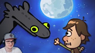 КАК ПРИРУЧИТЬ ДРАКОНА ► НАСТОЯЩАЯ ВЕРСИЯ Ultimate “How Train Your Dragon” Recap Cartoon  Реакция [upl. by Artined801]