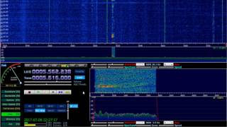 Aeronautical coms around 5 Mhz with Gander on Shortwave Afedri SDR [upl. by Feenah]