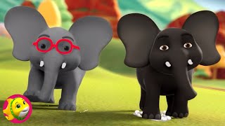 Ek Mota Hathi Ghumne Chala एक मोटा हाथी Hindi Cartoons and Kids Nursery Rhymes [upl. by Kimble]