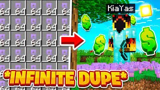 BEST NEW DUPING INFINITE KEYS 🔑 on BRAND NEW Minecraft OP Skyblock Server Minecraft Skyblock [upl. by Pasquale386]