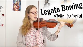 Legato Bowing on the Violin  Smooth bow changes  Tutorial how to play [upl. by Yrannav]