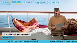 AIDA Sommer Kreuzfahrten 2025 sind buchbar [upl. by Gingras352]