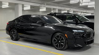 2023 BMW 760i xDrive  Revs  Walkaround in 4k HDR [upl. by Rodmun]