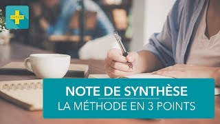 Note de synthèse 5 Méthodologie en 3 points [upl. by Epilef447]