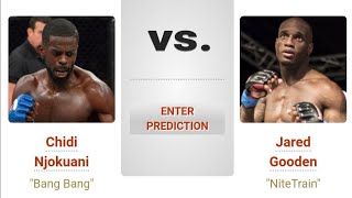 Chidi Njokuani VS Jared Gooden  UFC Fight Night Preview amp Picks  Pinoy Silent Picks [upl. by Ronoel]