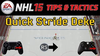 NHL 15 Tips amp Tactics  Quick Stride Dekes [upl. by Nomi837]