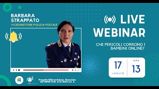 Che pericoli corrono i bambini online Intervista a Barbara Strappato Vicedirettore Polizia Postale [upl. by Stockton]