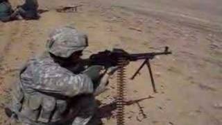 Firing PK Machine Gun Kneeling [upl. by Dottie]