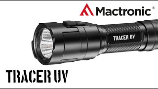 MACTRONIC Taktyczna latarka ręczna ze światłem UV 1000 lm TRACER UV [upl. by Artie]