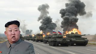 3 MINUTES AGO Kim Jong SHOCK North Korean Tank Convoy DESTROYED by Ukrainian AT missile [upl. by Allsopp]