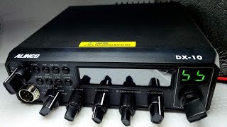 Alinco DX10 HF 10m amp CB 27MHz Transceiver [upl. by Eenram795]