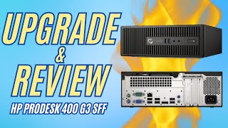 Como abrir e FAZER UPGRADE SSD e RAM HP ProDesk 400 G3 SFF review upgrade [upl. by Myrah690]