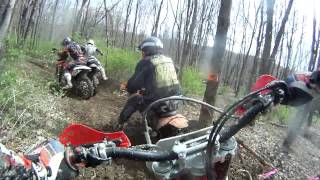 CRA Salem MC Hare Scramble Mark Fortner 5th Overall 2012 Beta 350 RR [upl. by Tigdirb620]