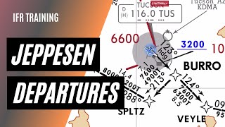 Jeppesen Departure Procedures  How to Fly a SID [upl. by Kannry]