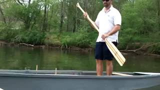 Duck Punting on the Rappahannock  Paddling the Pirogue [upl. by Yenitirb6]