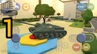 Tokyo Danchi Tank  Tank Games  Tank Driving Simulator  Android amp ios Gameplay [upl. by Ainig]