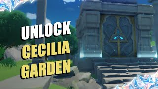 Unlock Cecilia Garden Domain  Genshin Impact [upl. by Atilal]